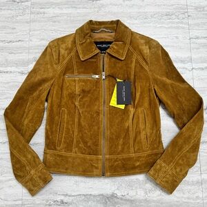 New! Marc New York by Andrew Marc women's suede leather jacket. Size Small.